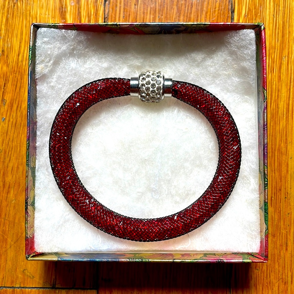 Red Glittery Bracelet